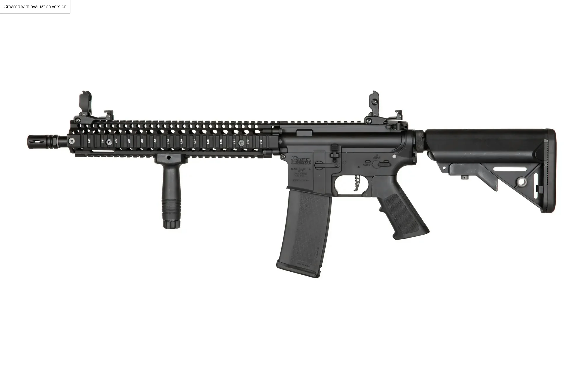 airsoft Specna Arms Daniel Defense® M4A1 SA-E26 EDGE 2.0 GATE ASTER Carbine Negro (OUTLET)
