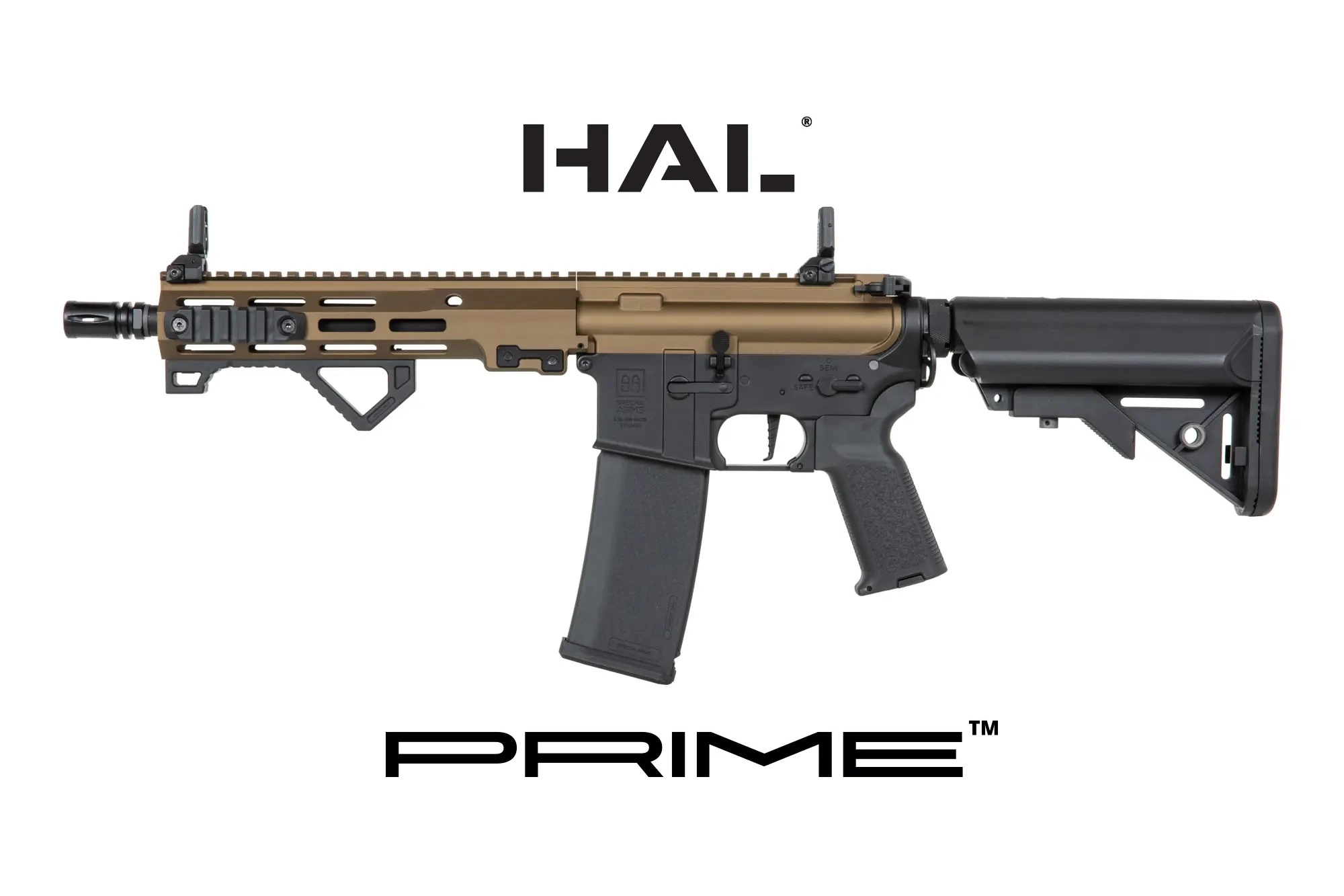 airsoft Specna Arms SA-P23 Prime™ HAL™ ETU Carabina Alto Par Caos Versión Bronce