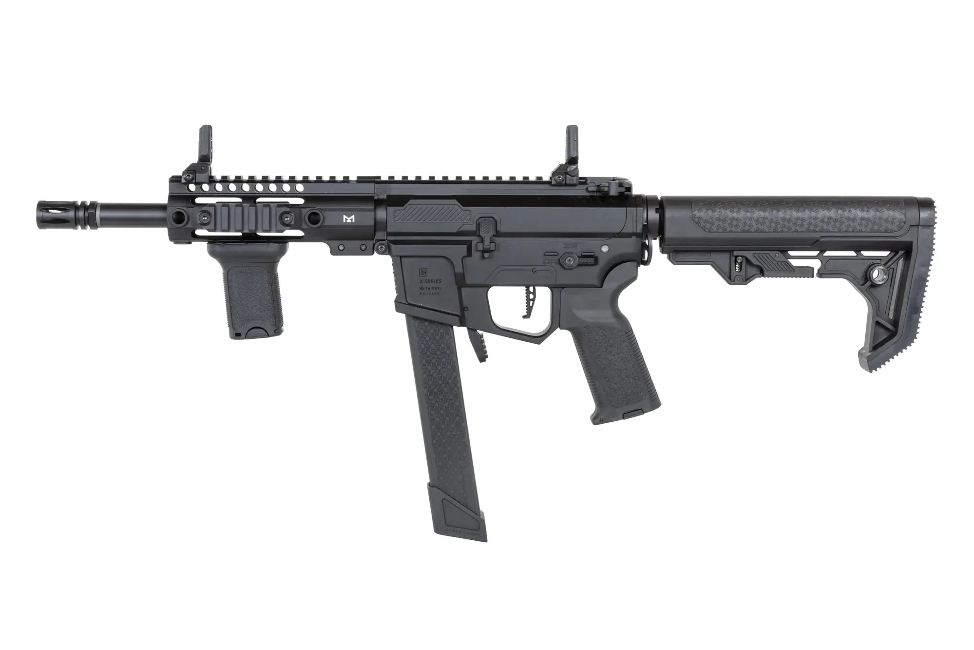 airsoft Specna Arms SA-PX01 PRIME™ BLDC™ Aster II Ametralladora ETU Negra