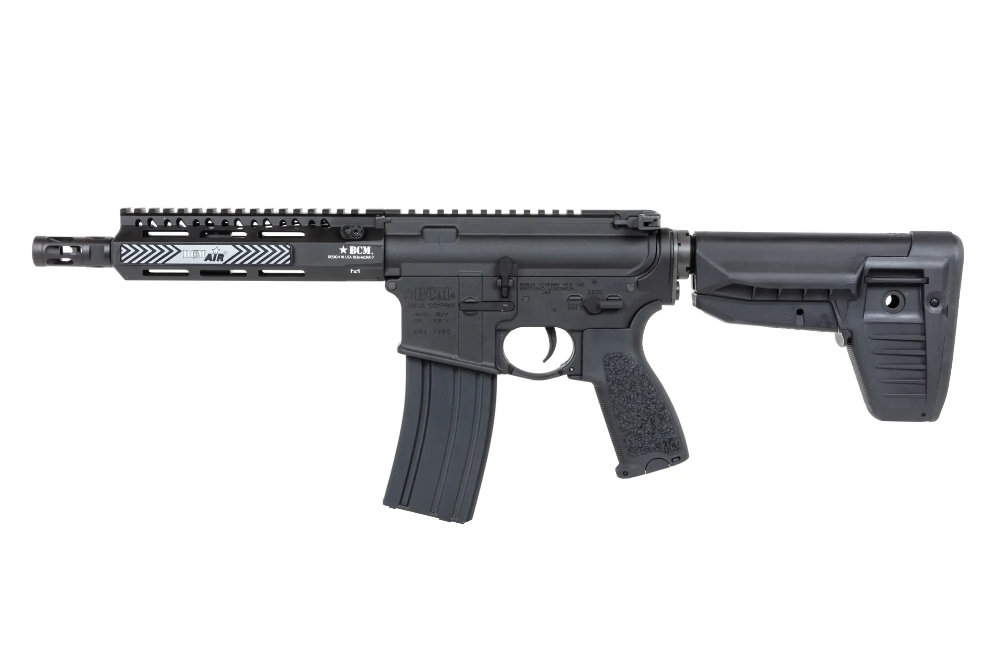 airsoft Vega Force Company BCM® XS-BK02 Carabina 8" Gate Aster SX Negra