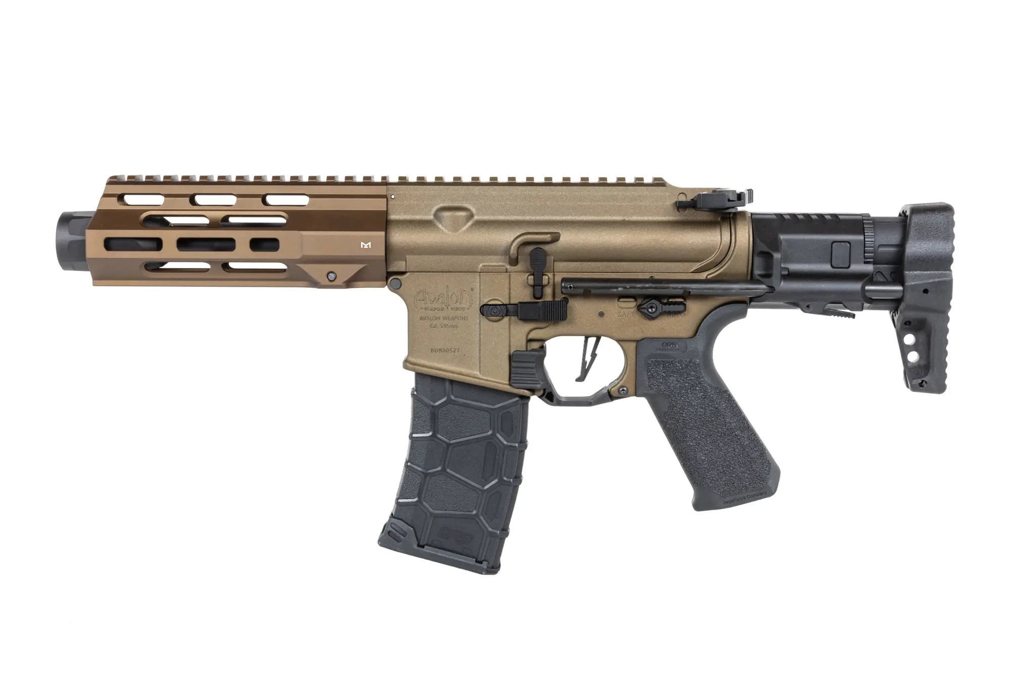 airsoft Vega Force Company Carabina Avalon Calibur II PDW Gate Aster SX Half-Tan