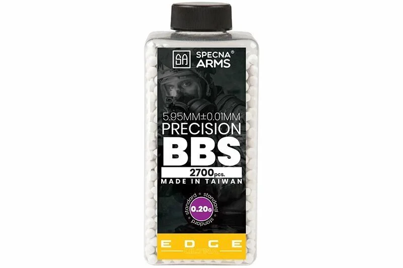 Bote de 2700 balas estándar de 0,20 g Precision EDGE ULTRA Specna Arms