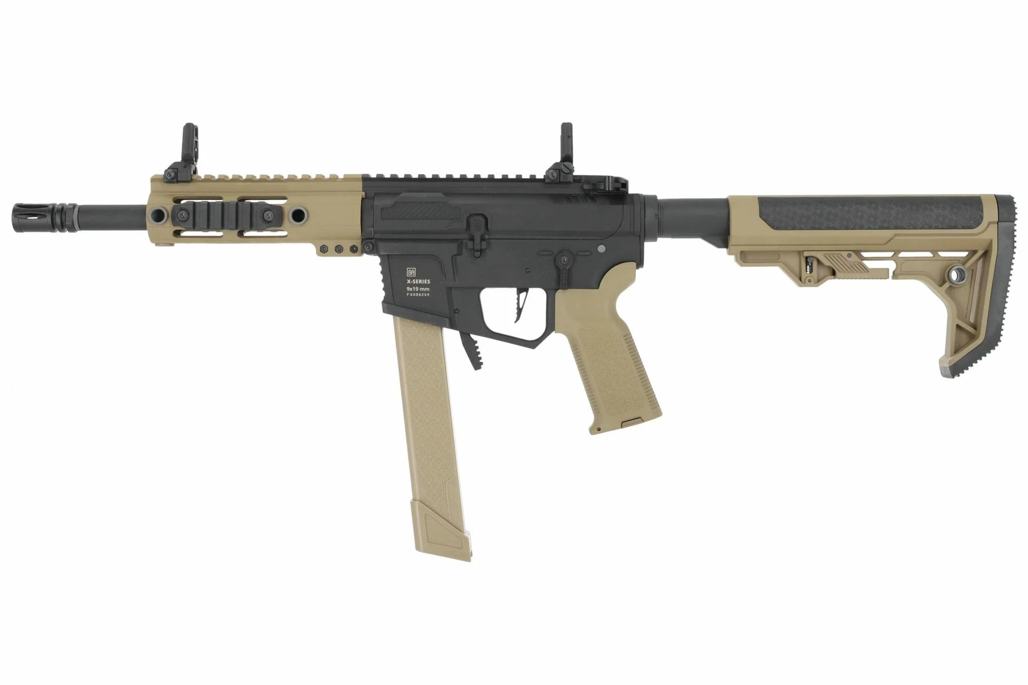 Replica SA-FX01 FLEX HAL ETU Carabina Medio Tan Specna Arms AEG