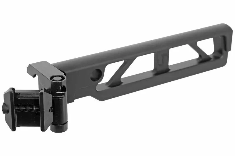 Culata tubo ST-6 esqueleto picatinny metal 6 posiciones plegable negra 5KU