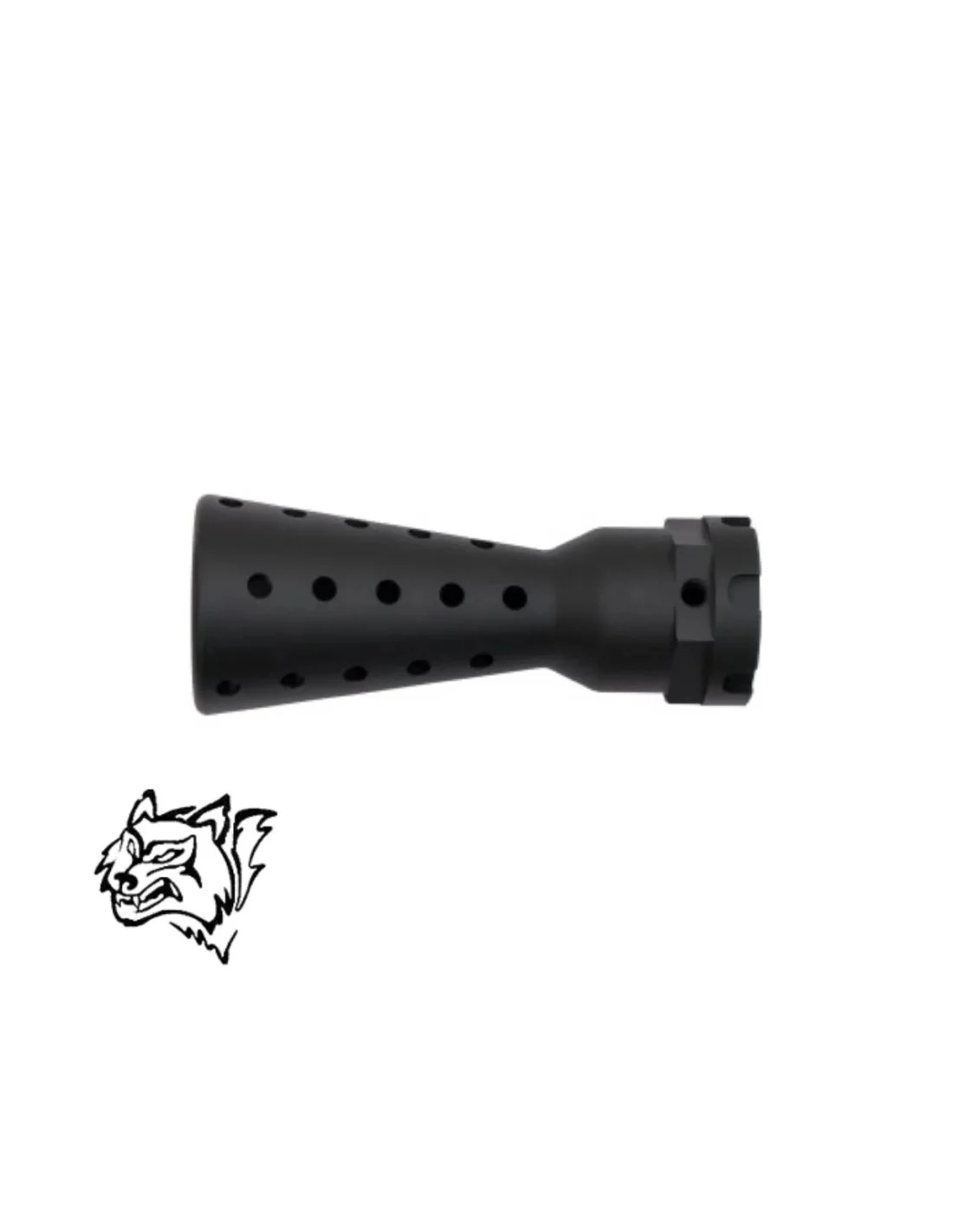Supresor de destello ZB26 negro metálico - Snow Wolf