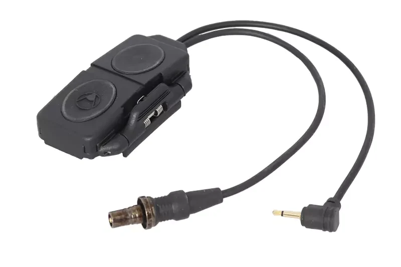 Interruptor Doble Remoto Negro para DBAL / PEQ15 y M300 / M600 WADSN lámpara