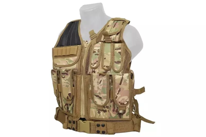 Chaqueta de malla táctica WOSPORT Multicam