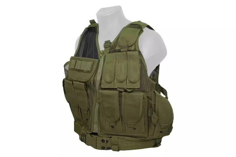 WOSPORT Chaqueta Táctica de Malla Verde Oliva