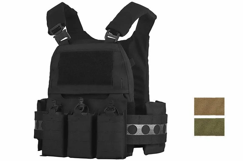 Chaleco táctico portaplacas VE-75 WOSPORT