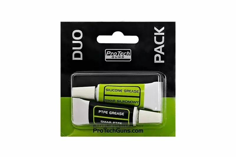 Duo Pack Teflon PTFE & Silicone Grease Pistolas Protech