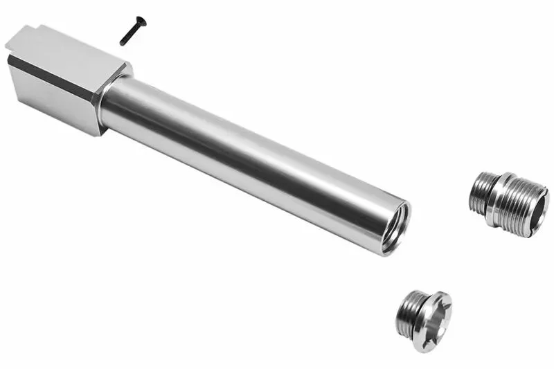 Outer Barrel 2 Way Non-recoil para Glock 17 Gen5 MOS Marui Silver Nine Ball