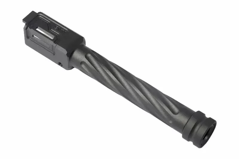 Cañón exterior tornado fijo Negro 14mm CCW para tipo G17 Gen3 GBB Marui TTI Airsoft
