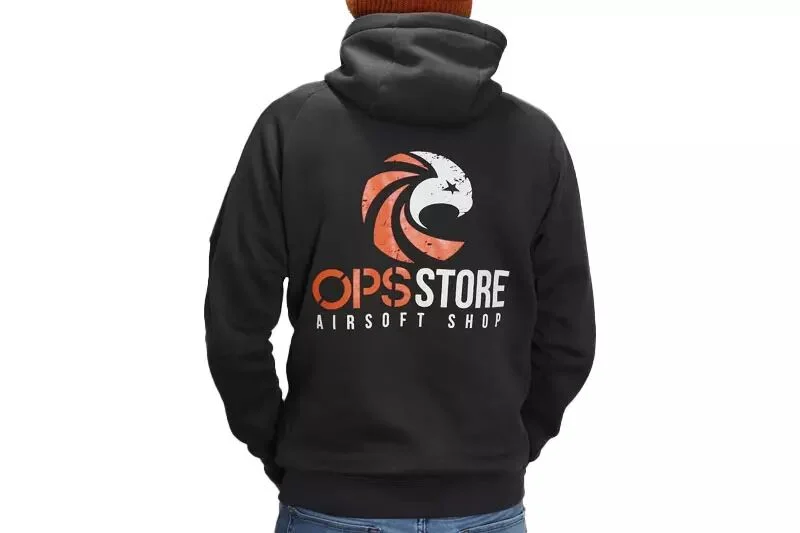 Sudadera Táctica Urbana con Capucha Lite Fullzip Gris Edición OPS-Store