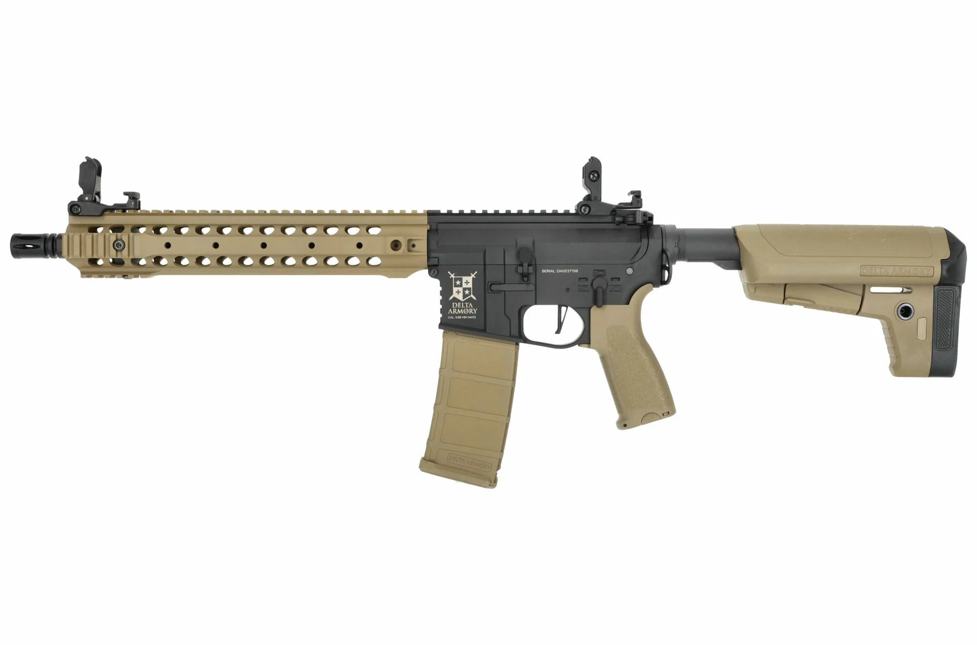 Réplica AR15 URX 3 12" Half Tan Delta Armory AEG