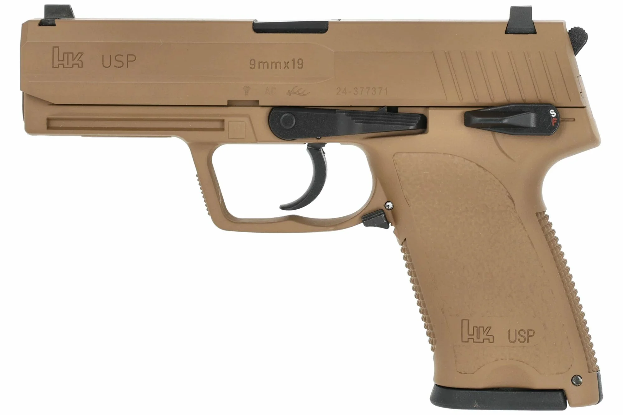 Réplica USP Full Size Tokyo Marui Troy Tan Cerakote