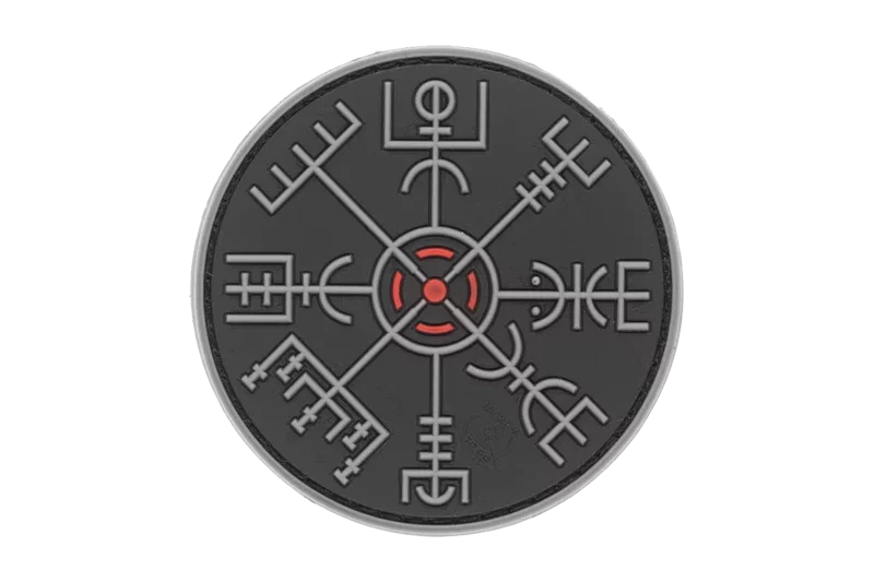 Parche PVC Vegvisir Vikingo Brújula Swat JTG
