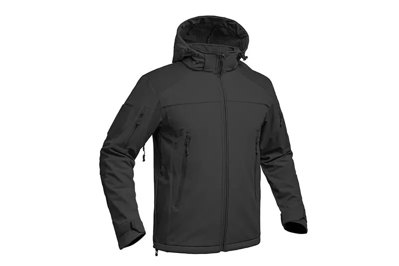 Chaqueta Softshell Fighter negra V2 A10 Equipment