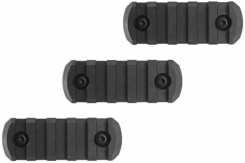 Juego de 3 rieles M-LOK a Picatinny VFC de 5 ranuras