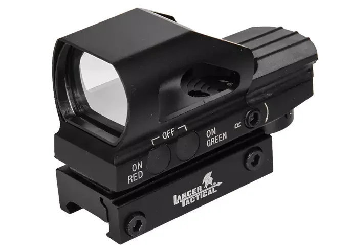 Viseur point rouge Reflex Sight 4 réticules Lancer Tactical