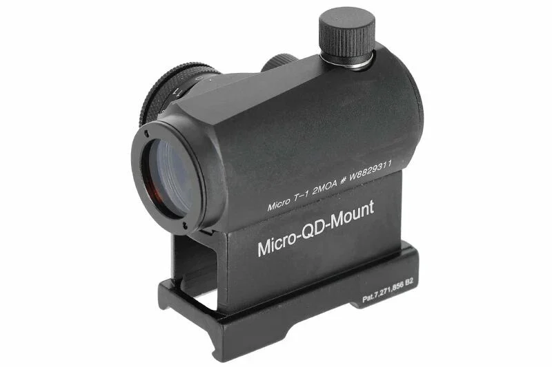Visor de punto rojo T1-S de 3 MOA con montura alta QD T-Eagle