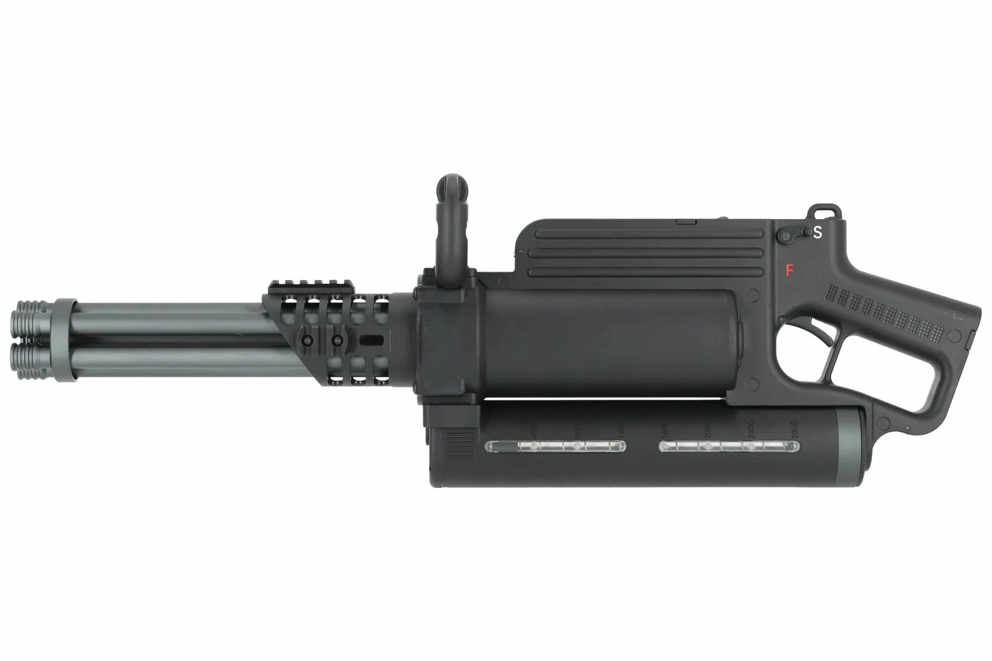 Minigun Replica Cañon Rotativo Pozo 23-X Negro Pozo Pro AEG