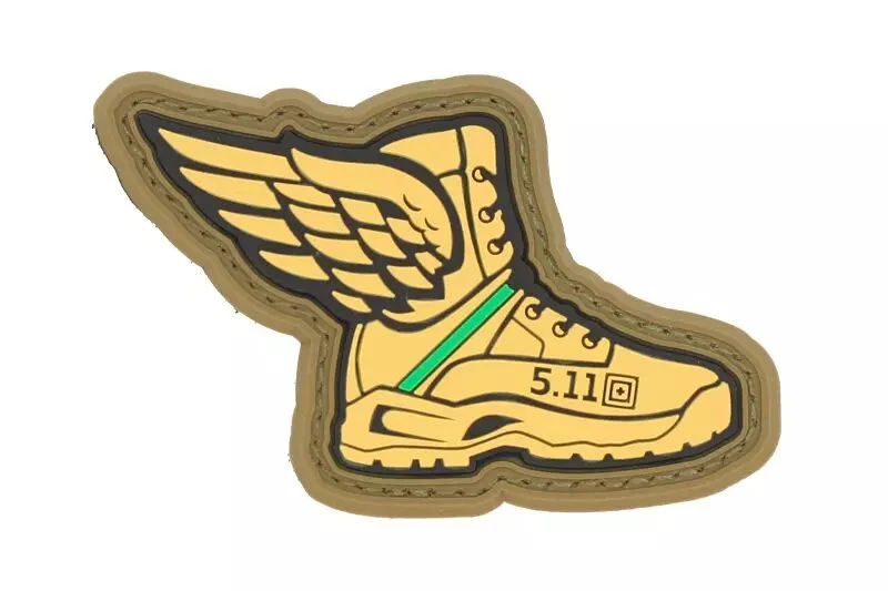 Parche PVC Limitado ALAS BOTAS AMARILLO VERDE 5.11