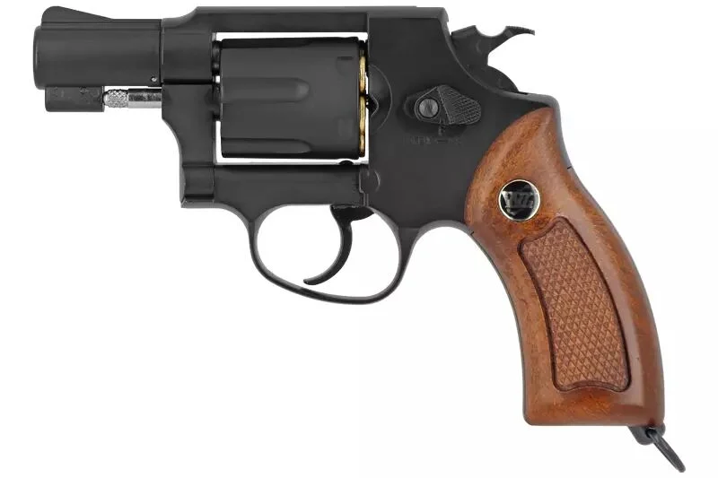 Revolver 733 2inch Black Brown Grip Pistola Heaven CO2