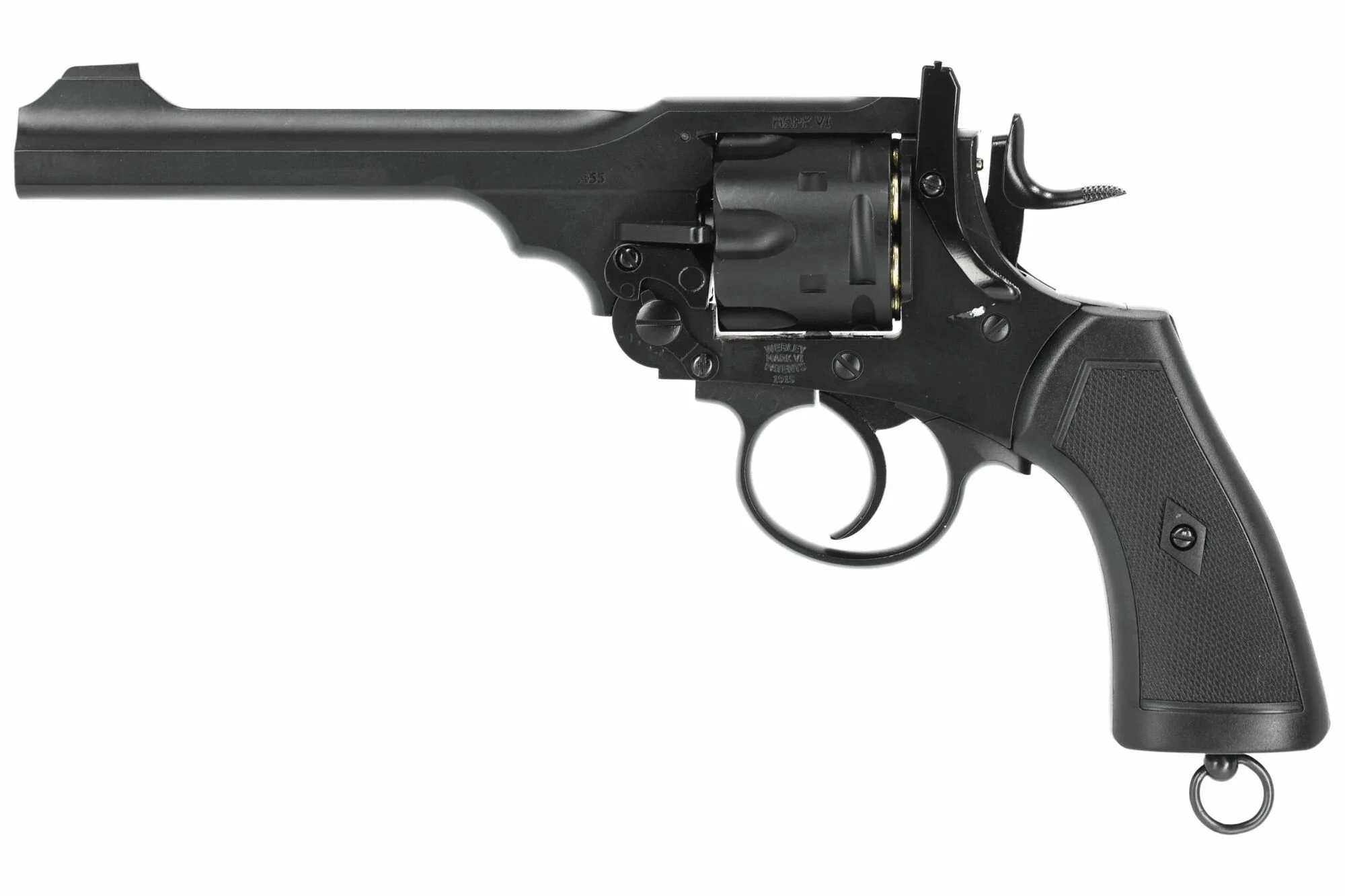 Revólver .455 792 Webley MK VI Black WinGun CO2