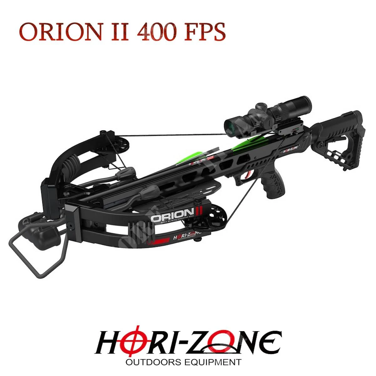 BALLESTA ORION II 400 FPS NEGRA HORI-ZONE (HZ-ORION2)