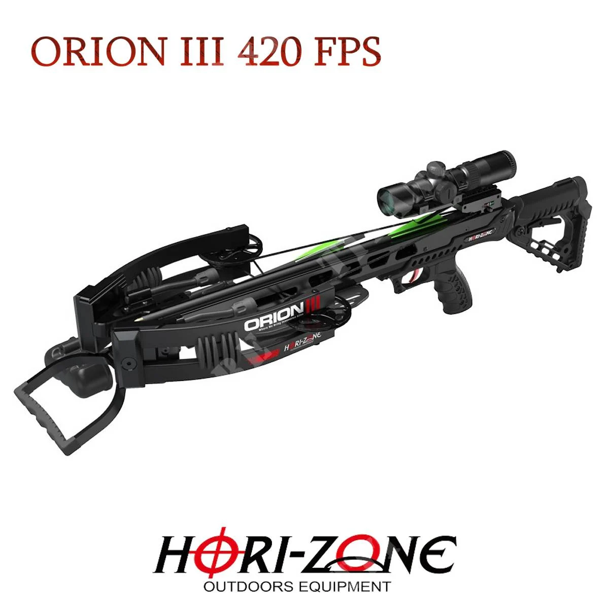 BALLESTA ORION III 420 FPS NEGRA HORI-ZONE (HZ-ORION3)