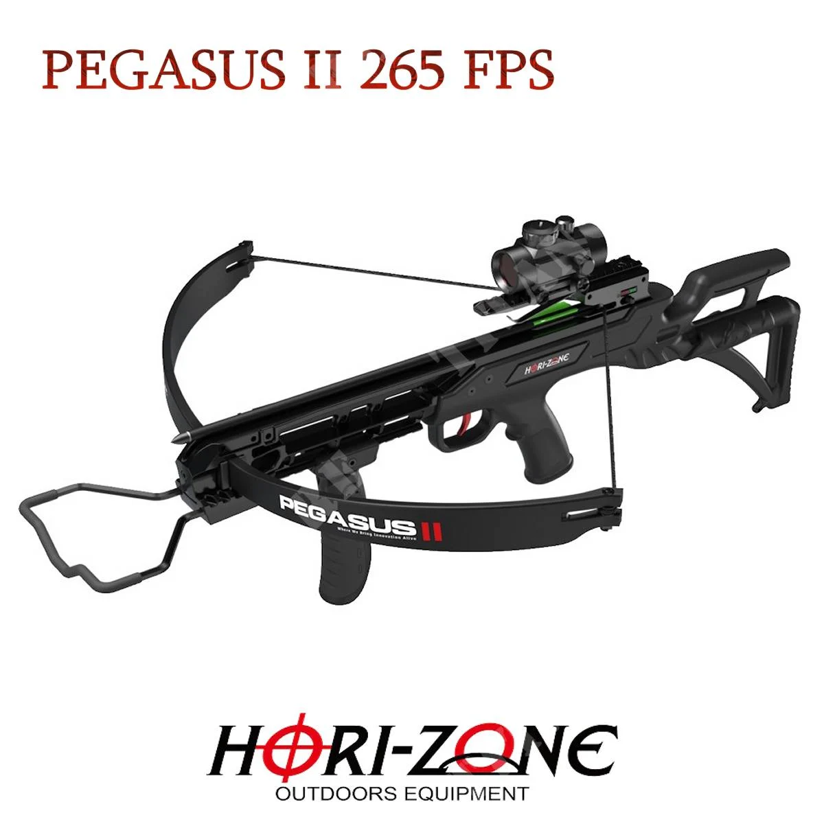 BALLESTA HORI-ZONE PEGASUS II 265 FPS NEGRA (HZ-PEGASUS2)