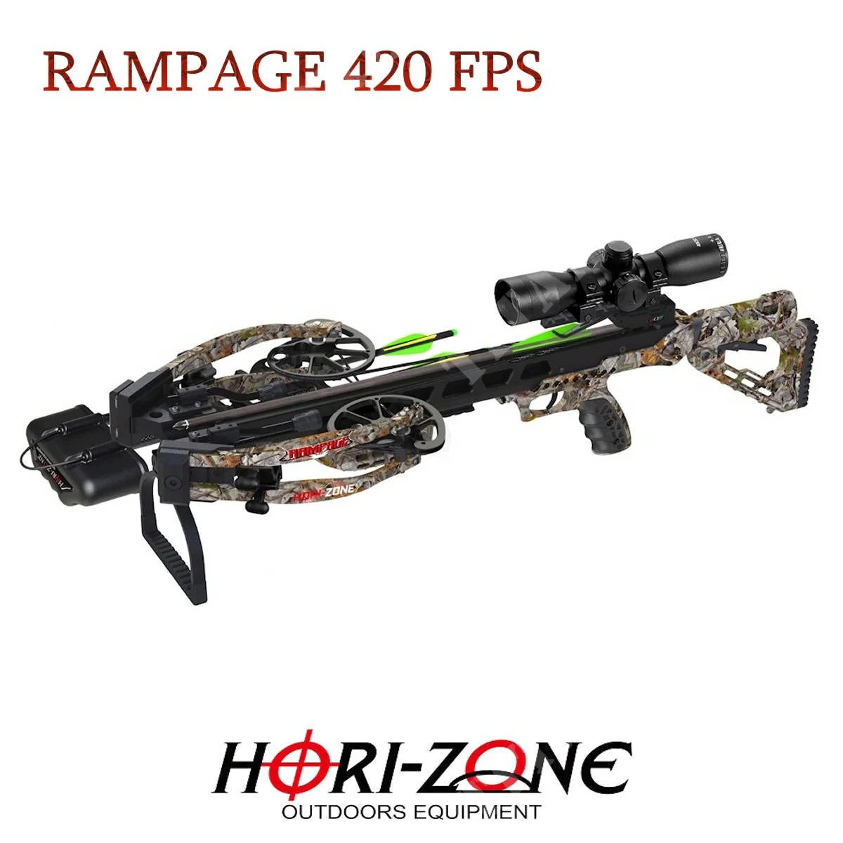 BALLESTA RAMPAGE 420 FPS CAMUFLAJE HORIZONTAL (HZ-RAMPAGE)