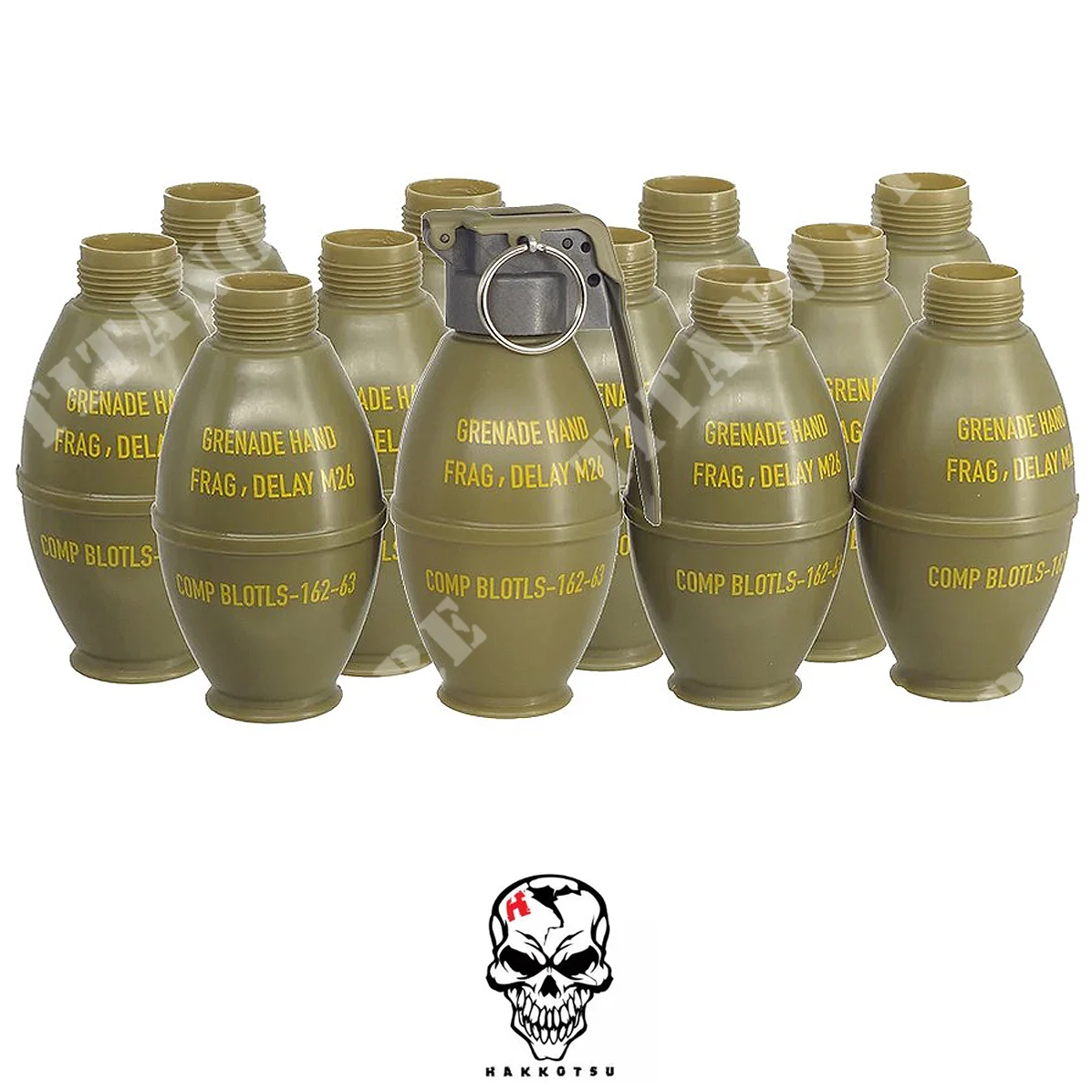 GRANADA THUNDER B CO2 ESTILO LIMÓN CON 12 CARTUCHOS HAKKOTSU (AP-TB12H)
