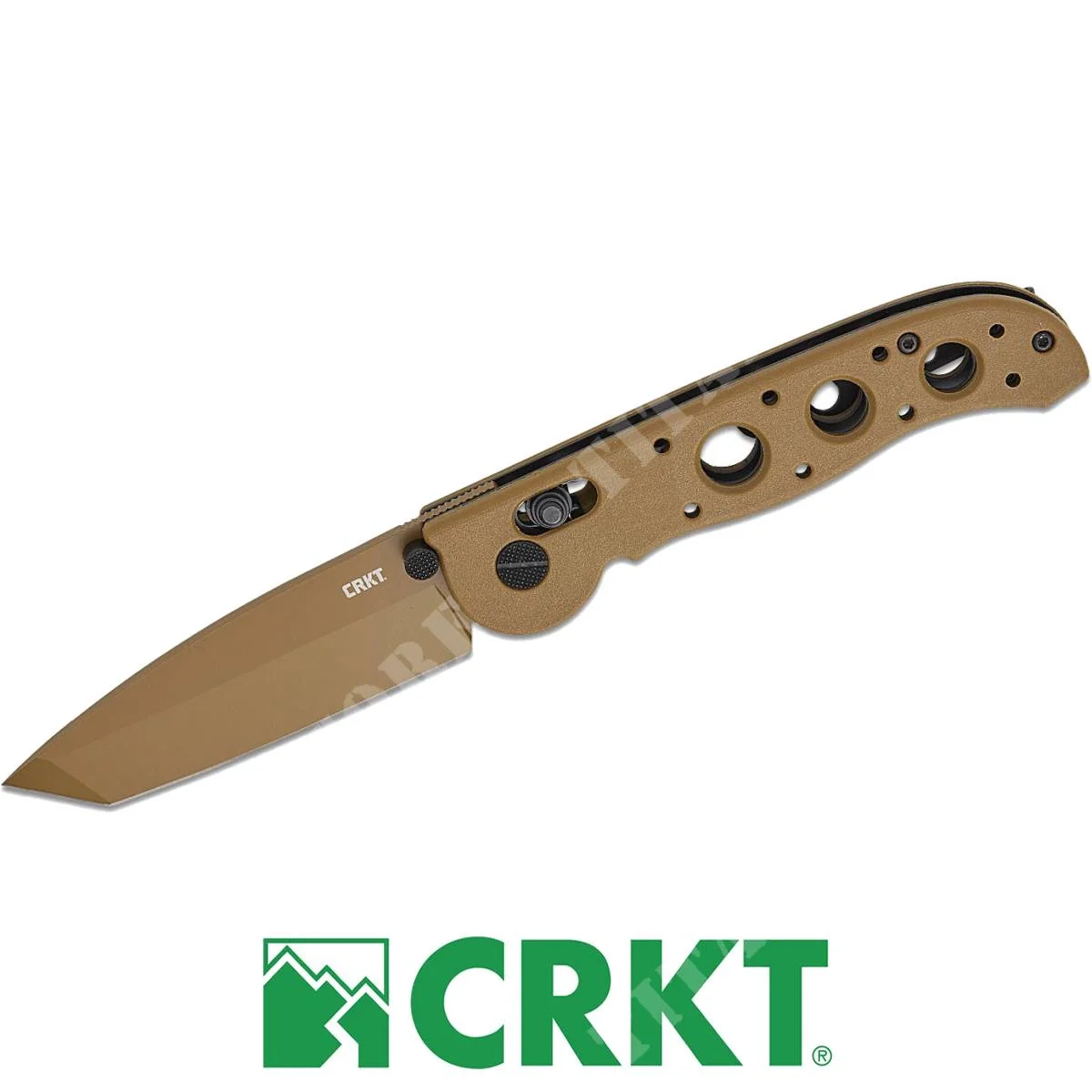 CUCHILLO DE DESIERTO CON BLOQUEO DE BARRA TRANSVERSAL M16-X M16-02X CRKT (C45M1602XD)
