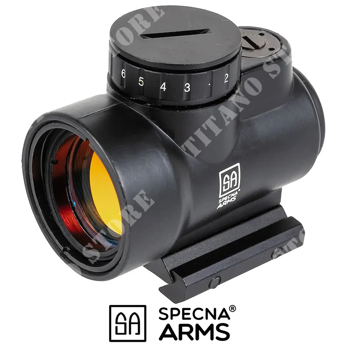 FOCO DE PUNTO ROJO NÚCLEO NEGRO SPECNA ARMS (SPE-10-043866)