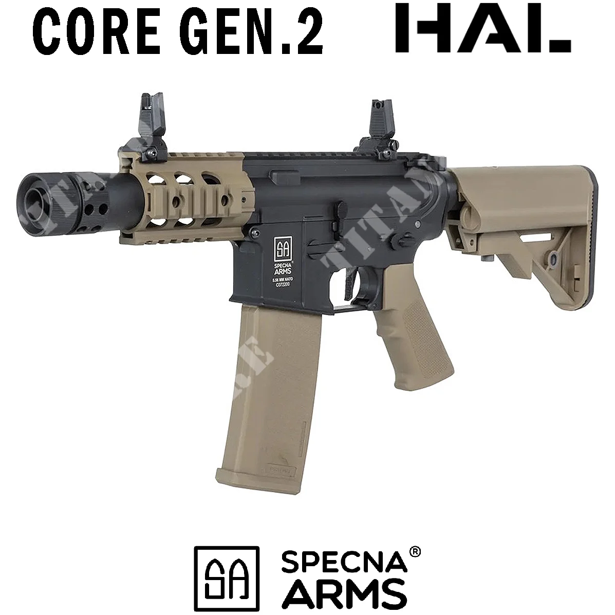 M4 SA-C10 CORE HAL ETU GEN2 BRAZOS SPECNA PARA RIFLE TAN (SPE-01-047102)