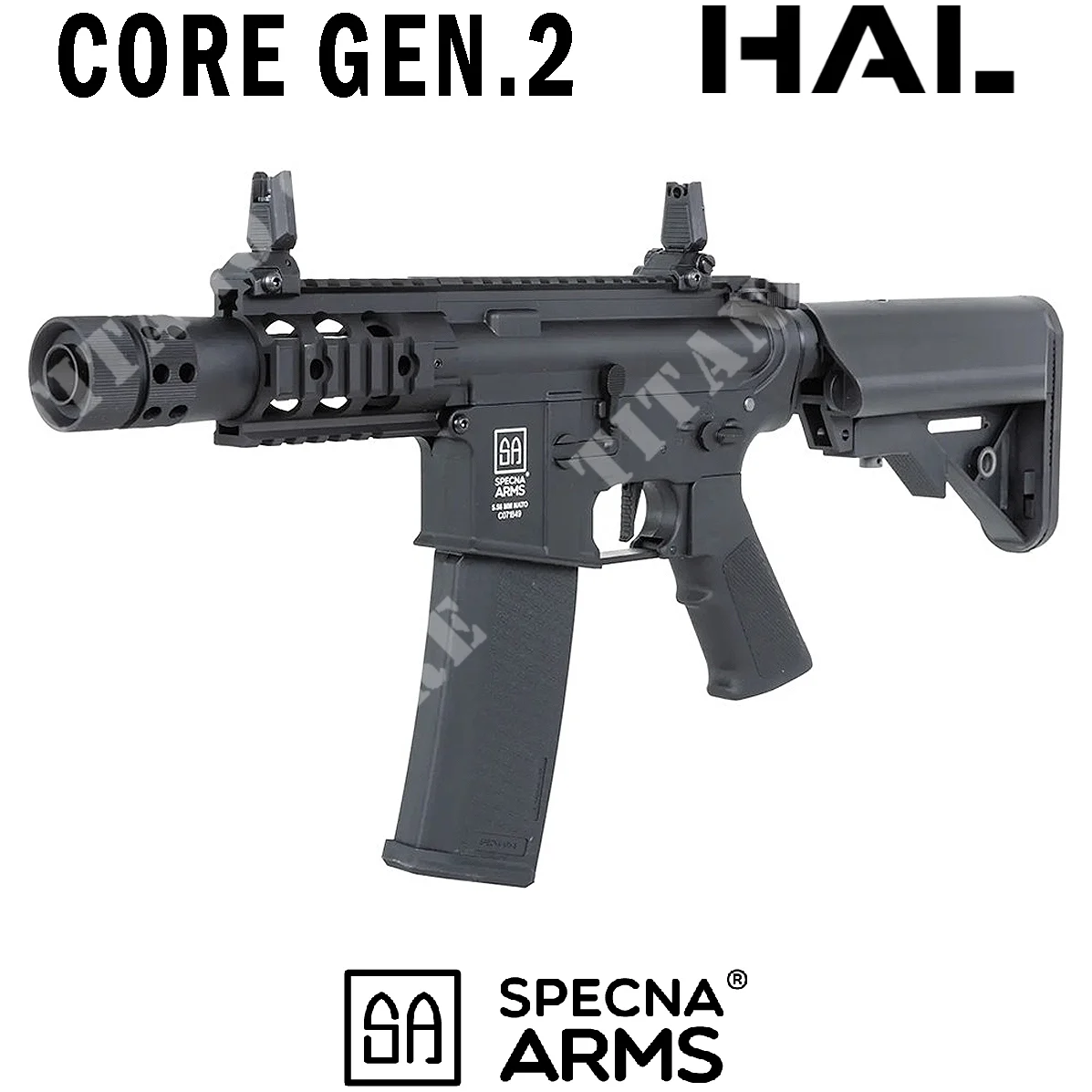 RIFLE M4 SA-C10 CORE HAL ETU GEN2 BRAZOS SPECNA NEGROS (SPE-01-047101)
