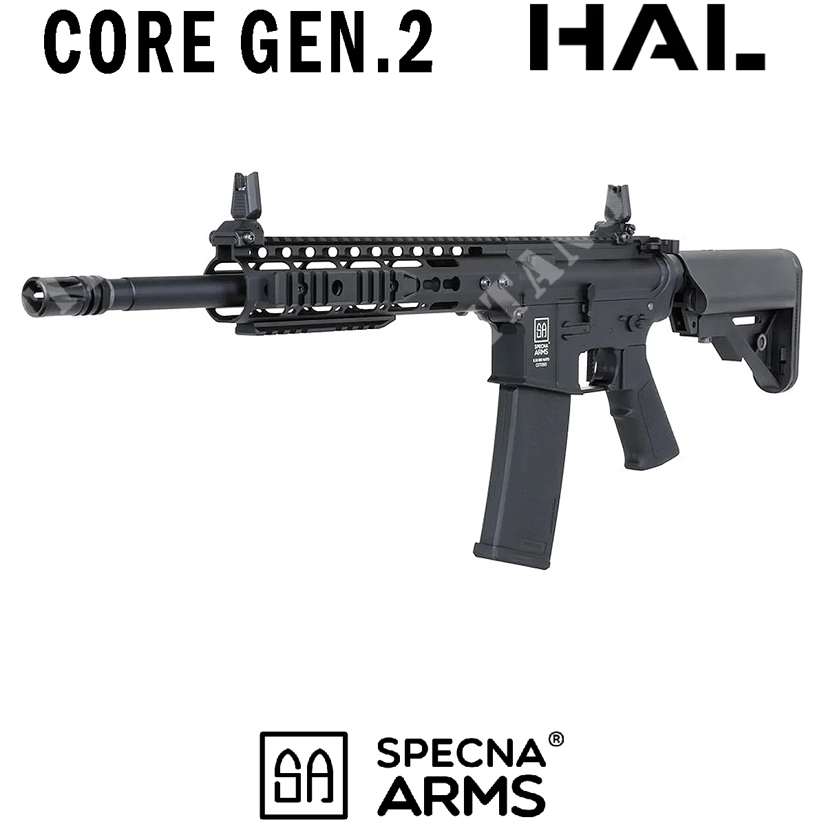 RIFLE M4 SA-C09 CORE HAL ETU GEN2 BRAZOS SPECNA NEGRO (SPE-01-047099)