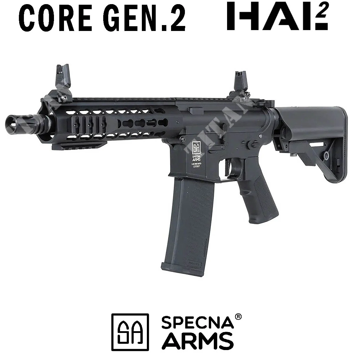 RIFLE M4 SA-C08 CORE HAL ETU GEN2 BRAZOS SPECNA NEGRO (SPE-01-047097)