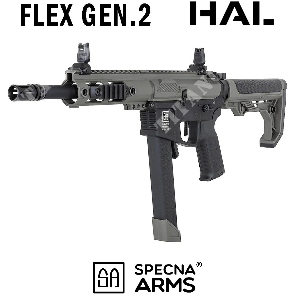 SA-FX01 RIFLE FLEXIBLE BLDC LIGHT HAL GEN2 OD SPECNA ARMS (SPE-01-048008)