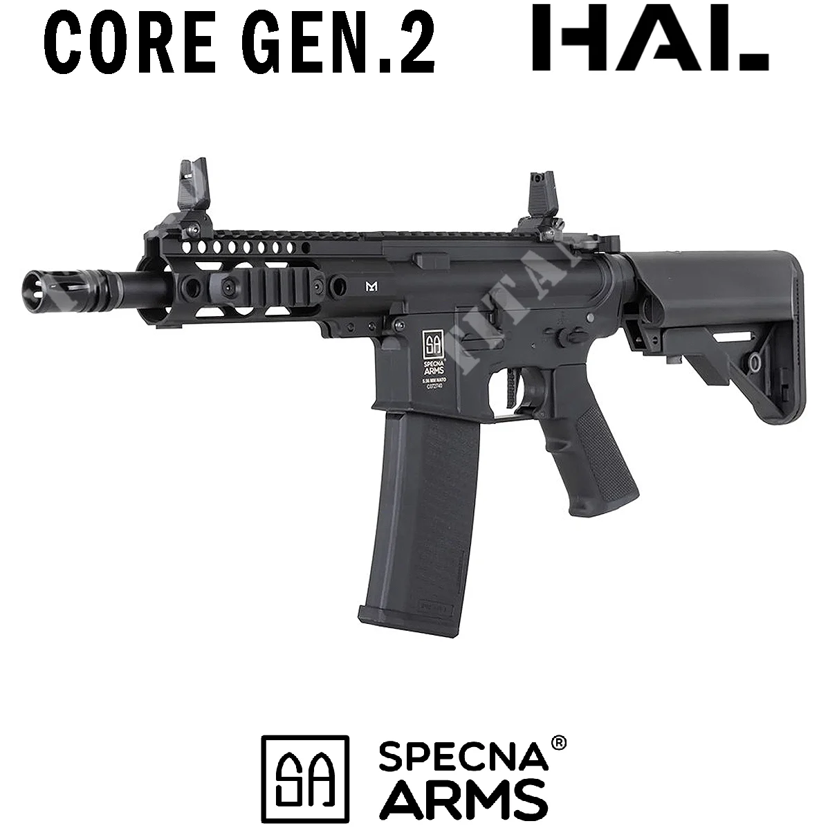 FUSIL SPECNA ARMS M4 SA-C21 CORE HAL ETU GEN2 NEGRO (SPE-01-047117)
