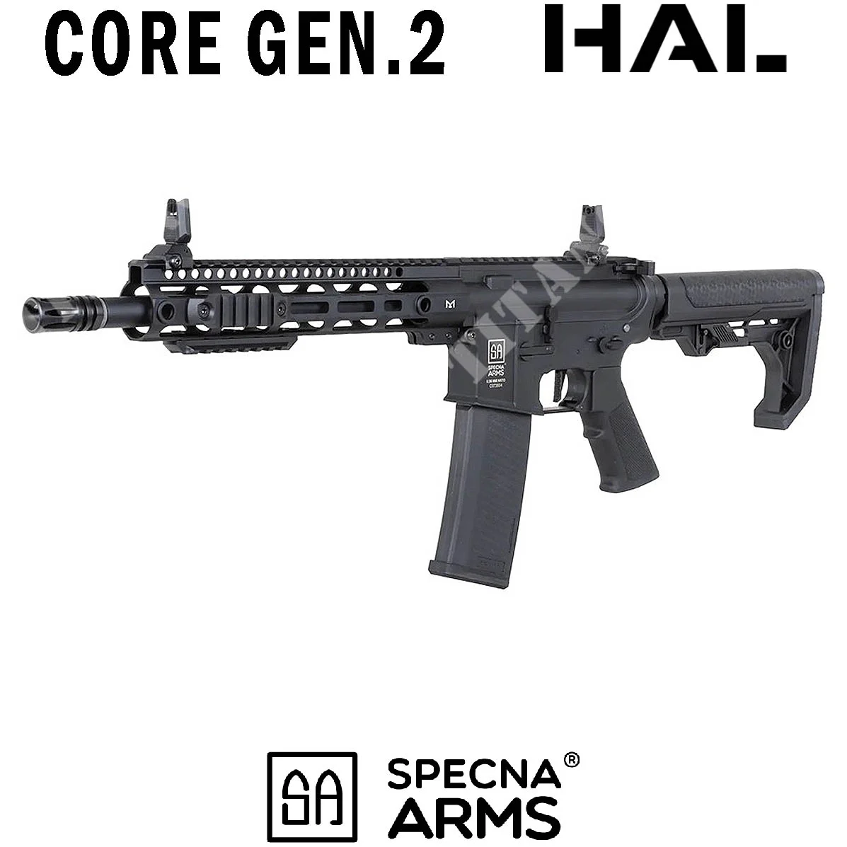 RIFLE M4 SA-C20-L CULATA LIGERA HAL GEN2 NEGRO SPECNA (SPE-01-047115)