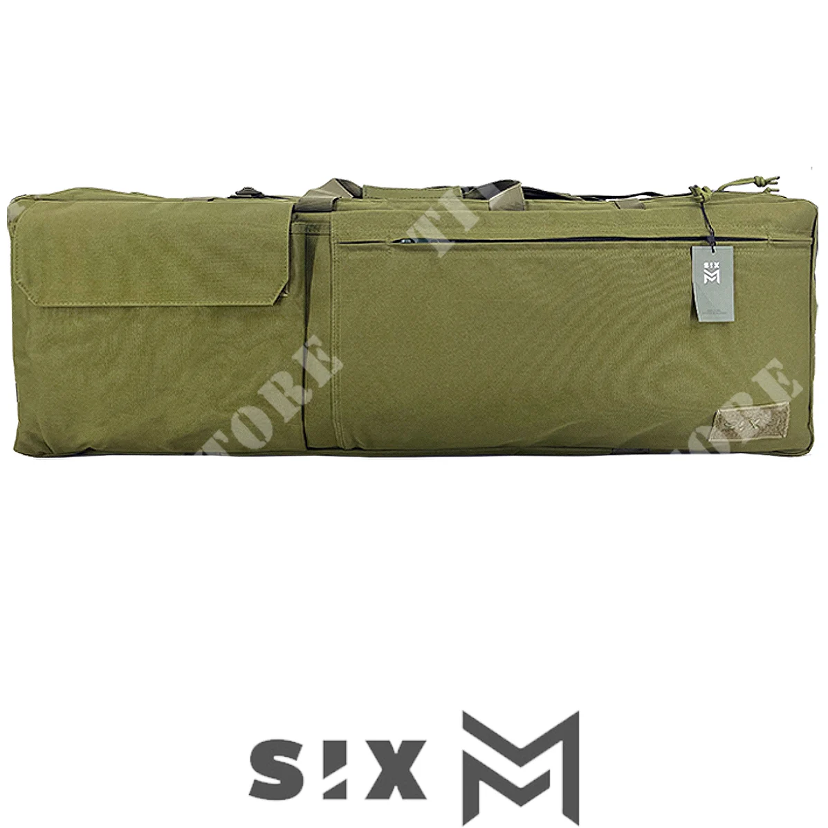 BOLSA TÁCTICA PARA ARMAS SIXMM VERDE (6MM-10040)