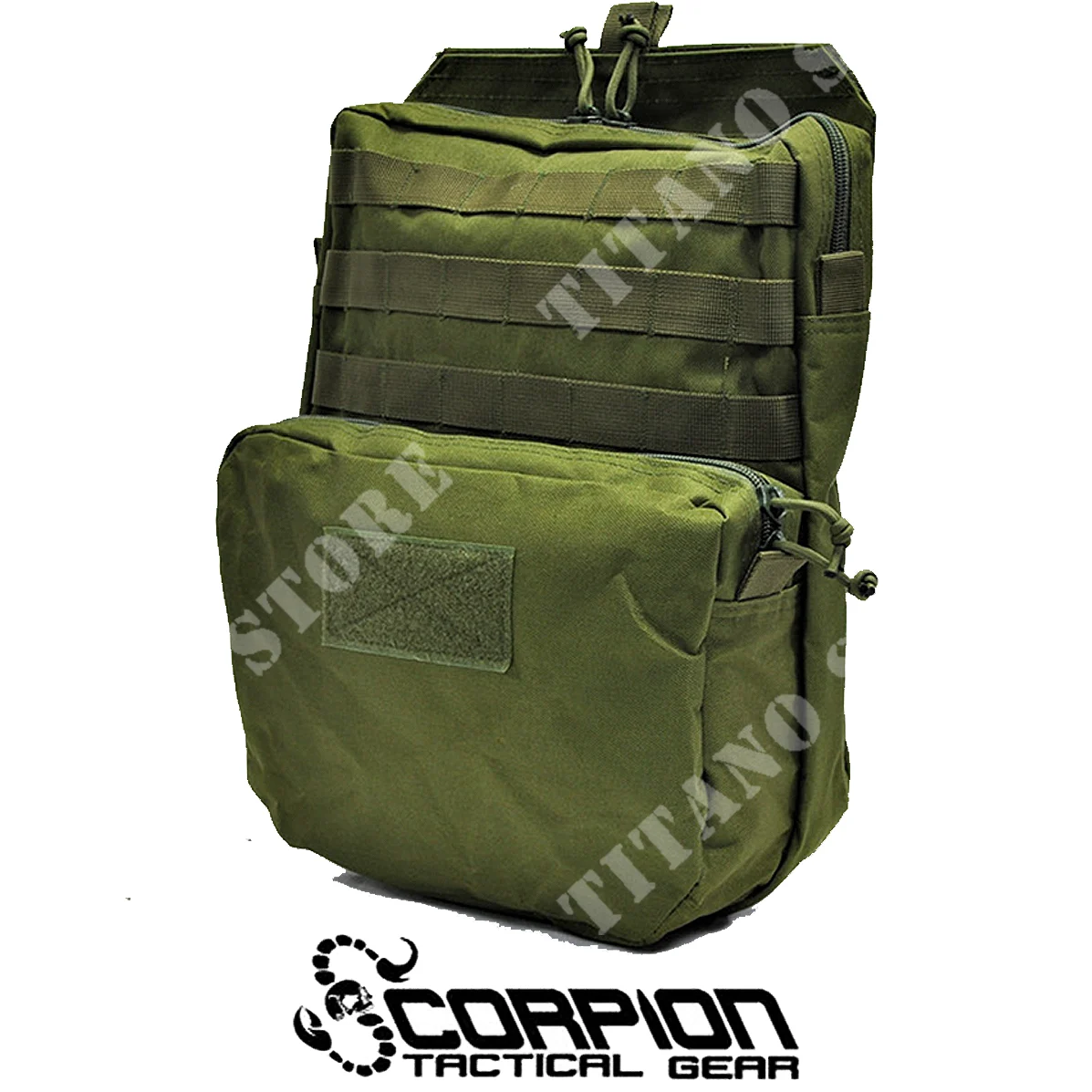 MOCHILA DE HIDRATACIÓN CON PANEL MOLLE GEN2 SCORPION TACTICAL GEAR (STG-ZPHY)