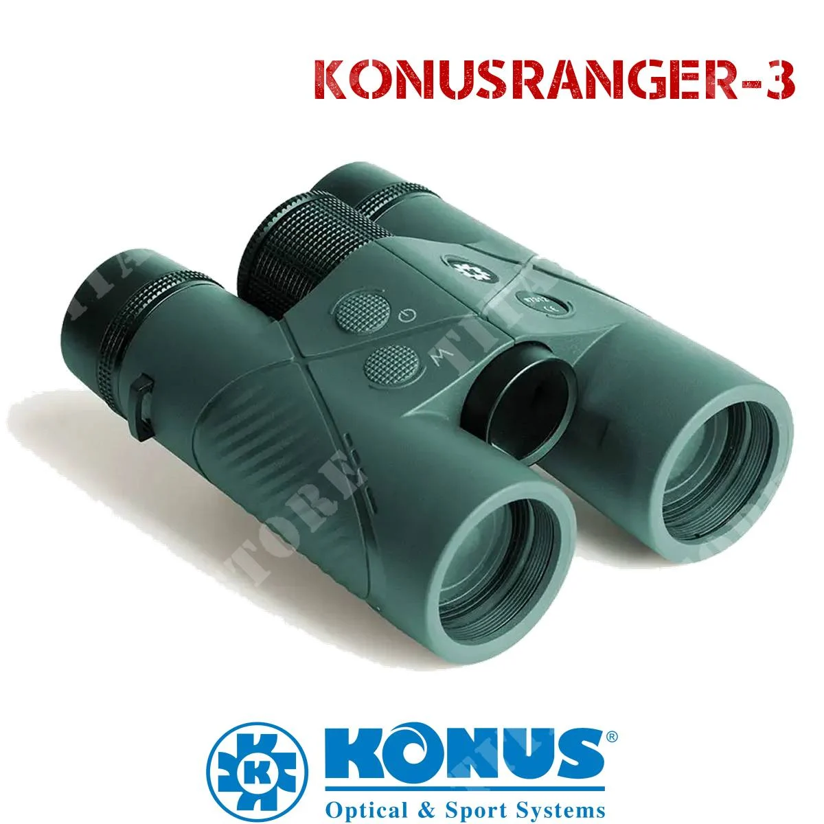 PRISMÁTICOS 10X42 CON TELETME KONUSRANGE-3 1000 MT KONUS (7312)