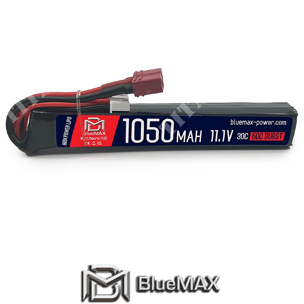 BATERÍA DE LIPO 11.1x1050MAH 30C STICK DEANS BLUEMAX (BM-11.1X1050D)