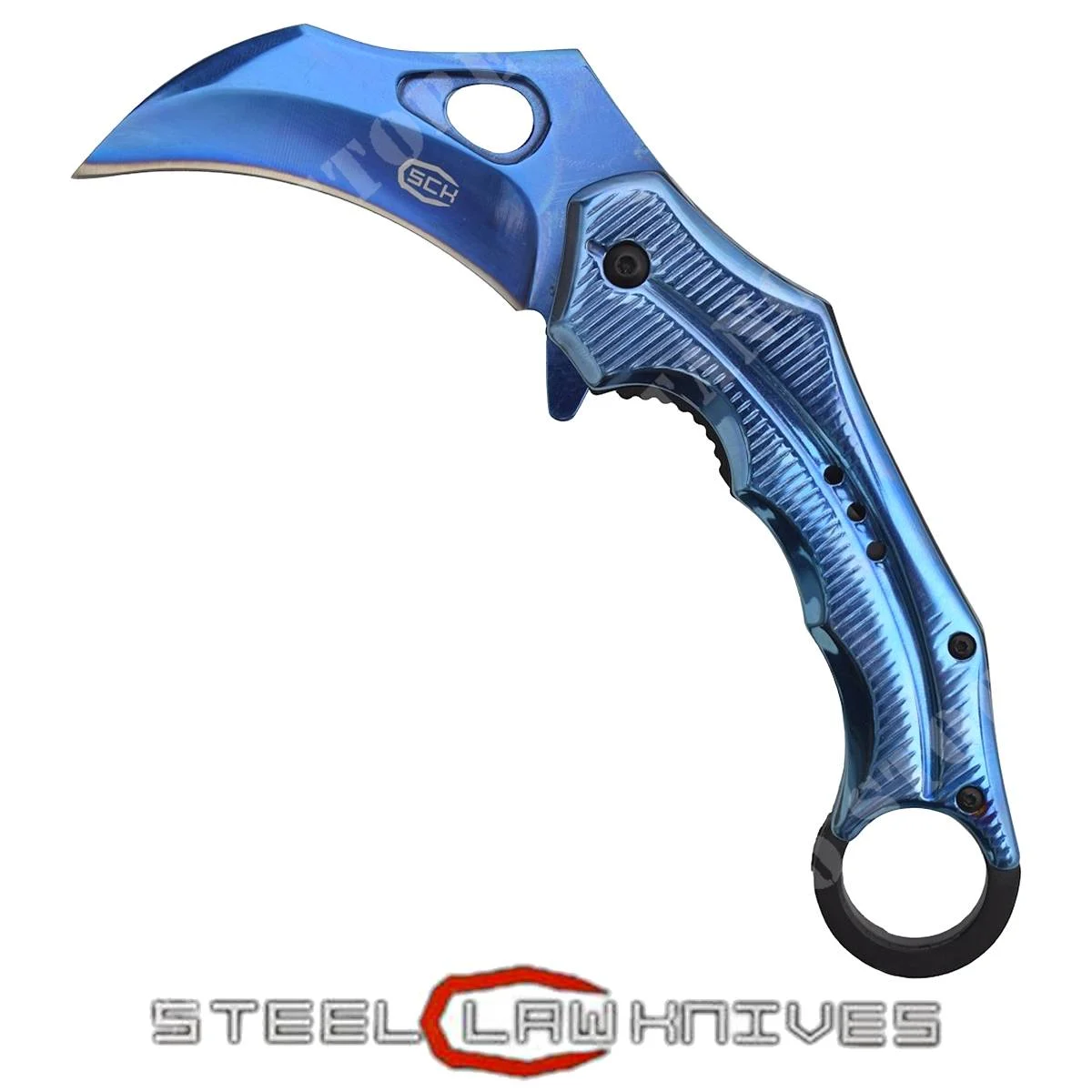 CUCHILLO KARAMBIT CON APERTURA ASISTIDA (CW-025)