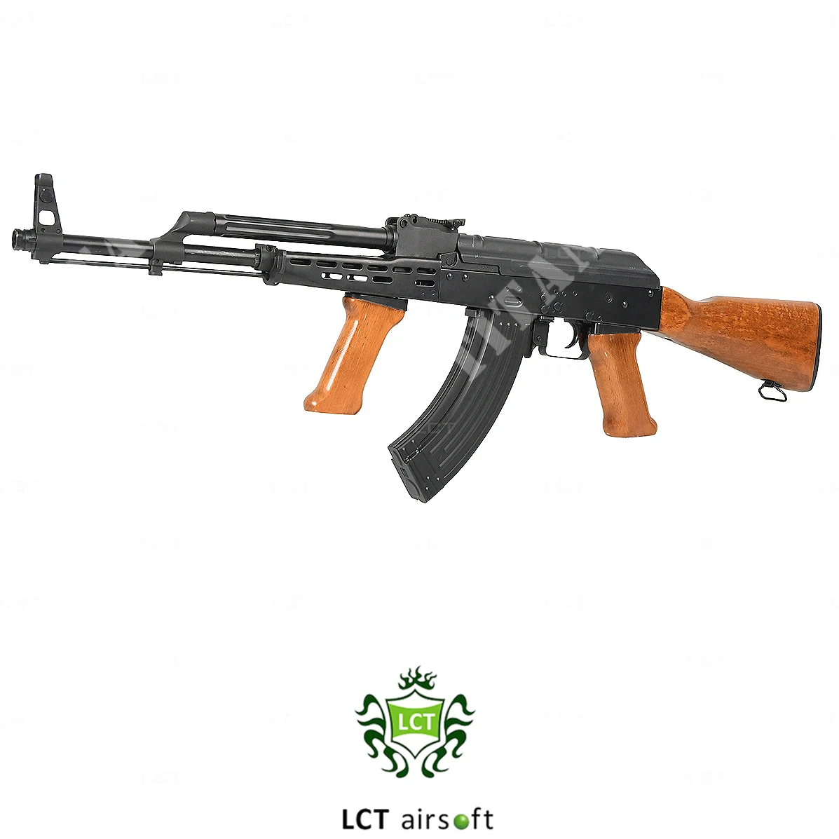 RIFLE AEG AK-M63 DE MADERA Y METAL LCT (LCKM-63)