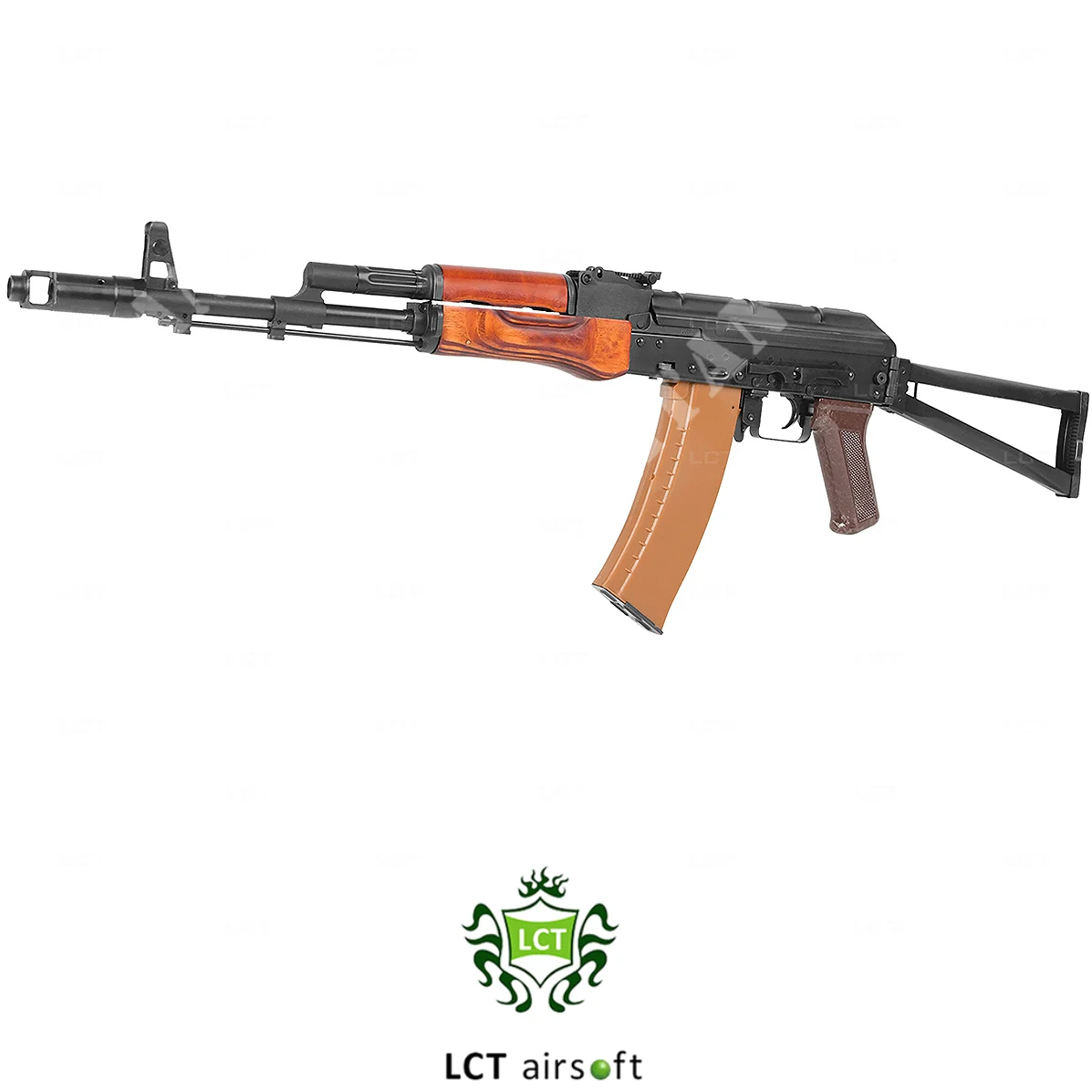 AK-74 AEG RIFLE DE MADERA TOTALMENTE METAL LCT (LCKS-74)