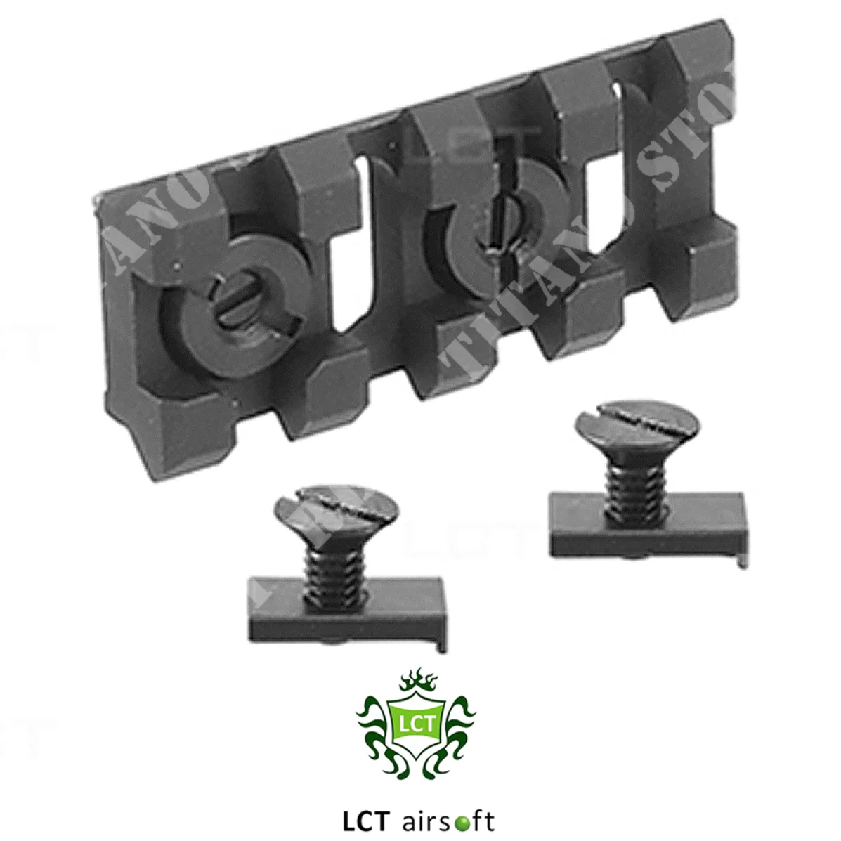 Corredera ZB-2 para riel Sport AK negra LCT (ZB-2)
